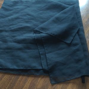 Black bathing suit coverup